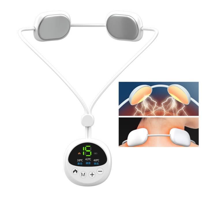 Masseur Chauffant Vibrant Pour Genoux Et épaules - 40°C à 65°C - Rechargeable USB