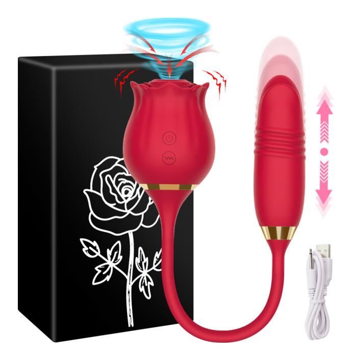 Vibrateur Multifonction 'Jessica' Par Intense - Stimulation Clitoris Et Plus - 24.8 Cm Rouge - Neuf
