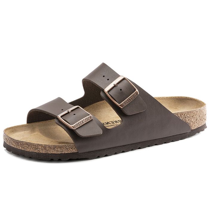 Sandales Birkenstock Arizona Birko-Flor Large dark brown 35