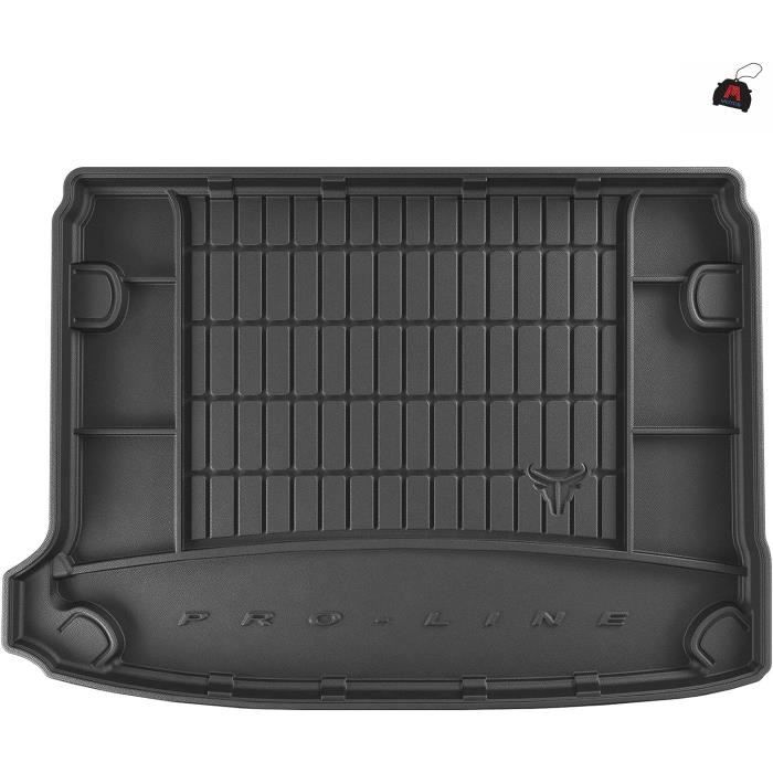 Tapis De Coffre MOTOS Pour DS 7 Crossback - Protection Noire Antidérapante Tous Temps