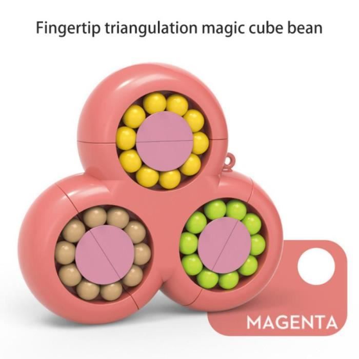 Haricots rotatifs Abs, Cube rotatif créatif amusant, méthode à Double
