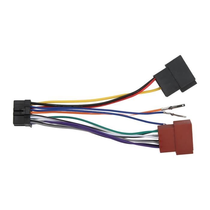 Cikonielf Faisceau de câblage de phare 2 pièces 5202/H16 mâle à femelle faisceau de câbles Cikonielf Faisceau de câblage de phare 2 pièces 5202/H16 mâle à femelle faisceau de câbles