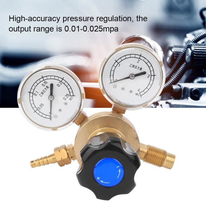 AYNEFY Régulateur De Pression Mètre De Jauge De Régulateur De Débit D'air De Réducteur De