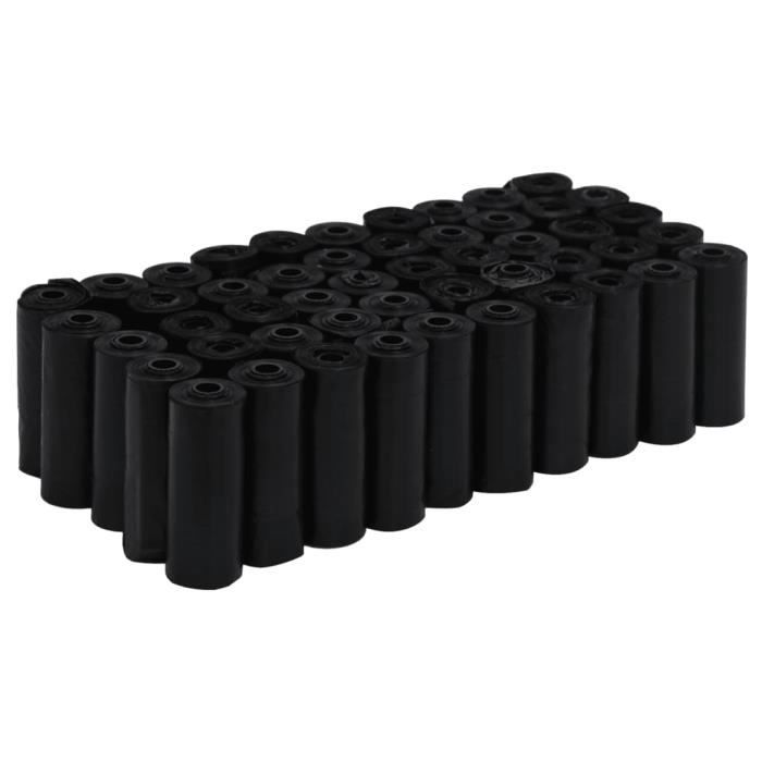Meilleurs prix pour DIOCHE Sacs à crottes pour chiens 750 pcs noir 30x20 cm PE - YW Tech 7803471576219