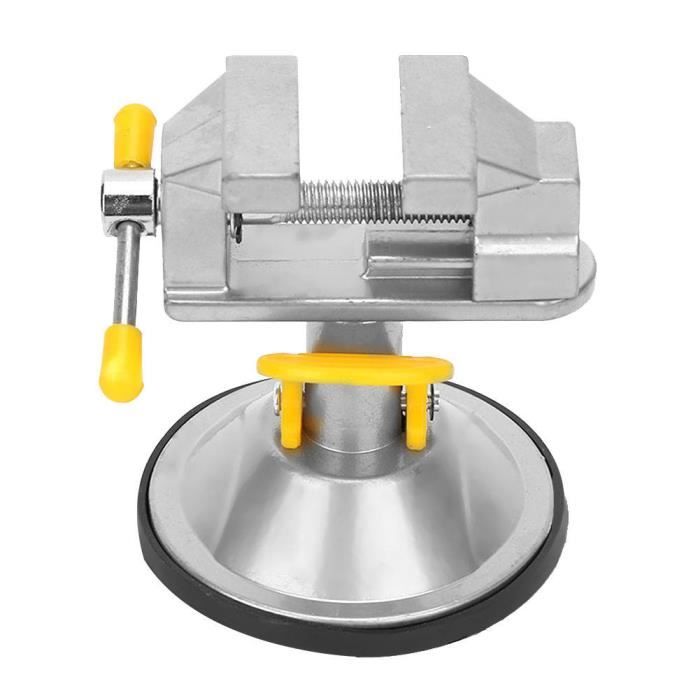 Étau De Table Pivotant 360° - Mâchoire 70 Mm, Acier Carbone, Joint Caoutchouc