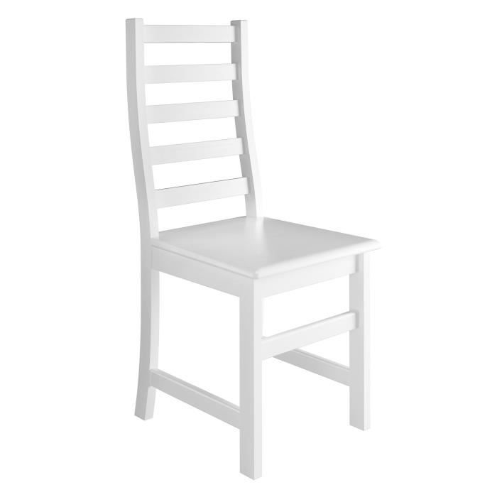 chaise de cuisine blanche chaise de salle à manger chaise en pin massif 90.71-21W chaise de cuisine blanche chaise de salle à manger chaise en pin massif 90.71-21W