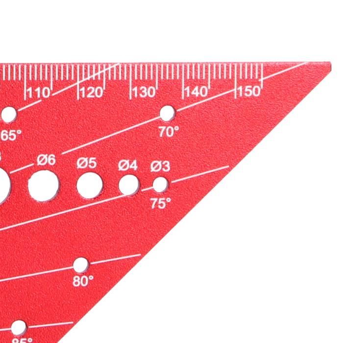 Équerre De Précision En Alliage Aluminium - 10x5cm - Angle 90° Parfait - Pour Bois, Bricolage, Encadrement