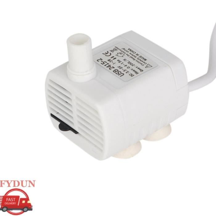 Comparer les prix de USB Mini Pump Pompe à eau submersible Pompe à eau de haute qualité Dispensateur deau pour animaux de compagnie adapté à laquarium