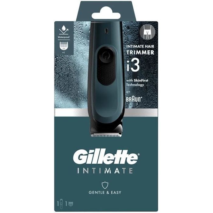 Gillette Intimate I3 Tondeuse Intime Pour Homme