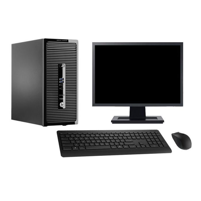 Acheter PC Tour HP 400 G3 MT Ecran 22 Intel i3-6100 RAM 8Go SSD 480Go Windows 10 Wifi Reconditionné - 624,95 € PC Tour HP 400 G3 MT Ecran 22 Intel i3-6100 RAM 8Go SSD 480Go Windows 10 Wifi Reconditionné - Hewlett-Packard reconditionné disponible sur Cdiscount Seconde Vie