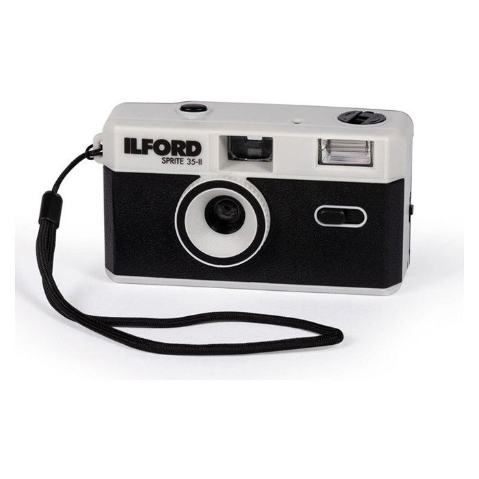 Appareil photo rechargeable ILFORD Sprite 35-II - Noir et Argent