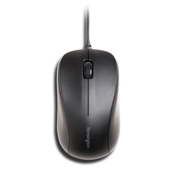Souris dordinateur ValuMouse - Kensington - Optique - 3 boutons - Filaire - Noir
