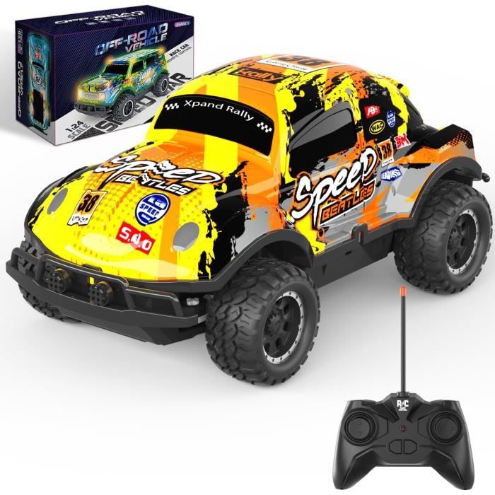 VATOS - Voiture Télécommandée 4WD - 26 km/h - Tout Terrain - Noir - Pour  Adulte et Enfant 8+ ans - Cdiscount Jeux - Jouets