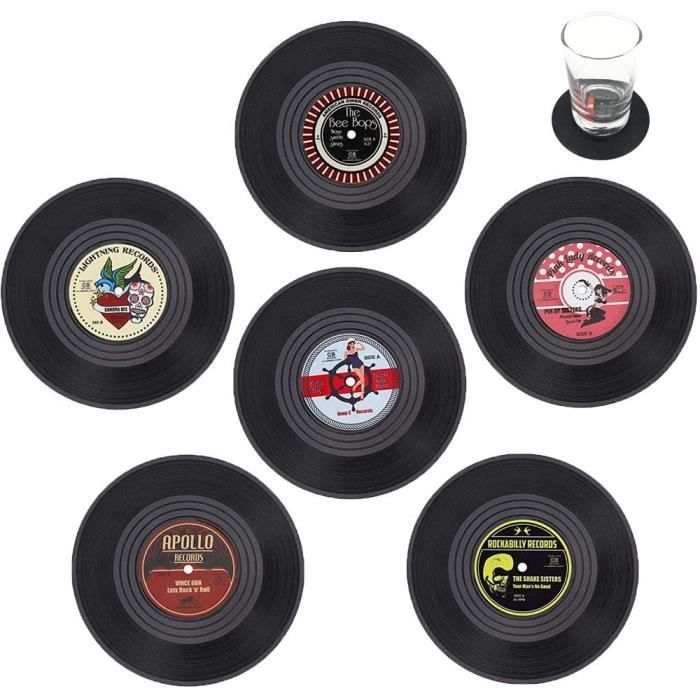 Lot de 6 dessous de verre vinyle Anamota main image 1