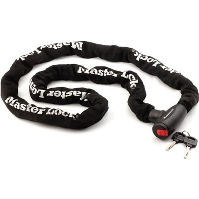 Antivol Moto Chaîne Robuste 84cm Avec 2 Clés, Sécurité Véhicule