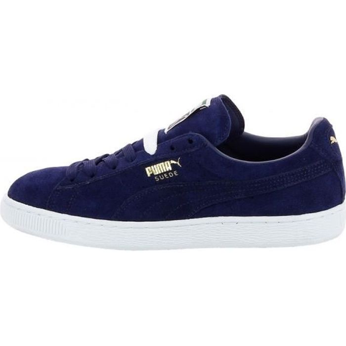 puma suede rouge bleu