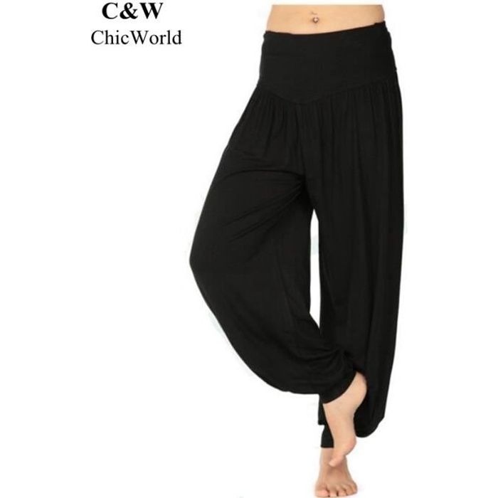 Nouvelle Arrivee Femme Pantalon de Yoga En Vrac Grande Taille