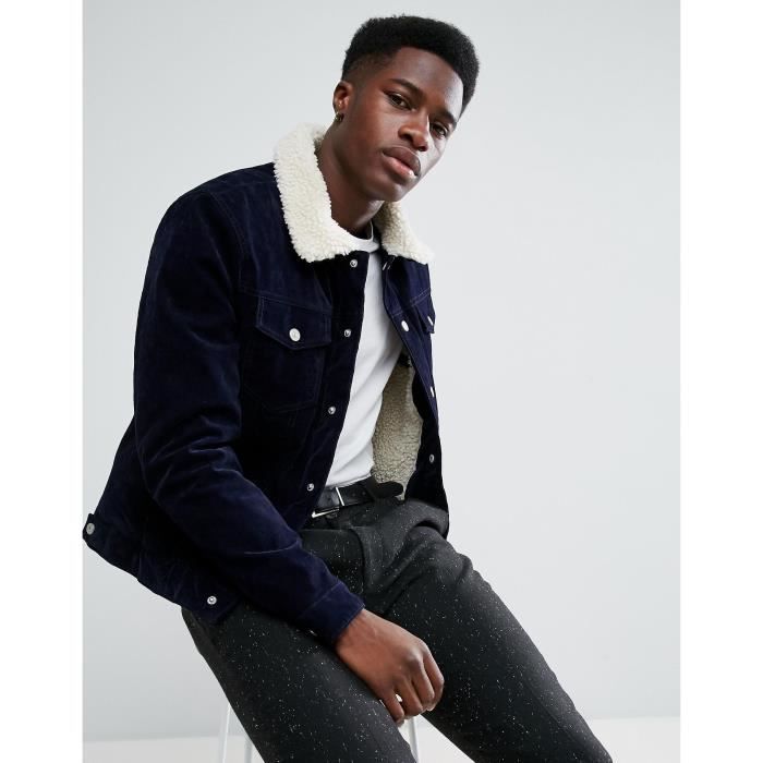 Stradivarius veste borg doublée pour 