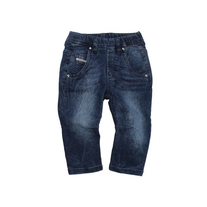 Diesel Jean Bebe Fille Bleu Fonce Bleu Cdiscount Pret A Porter