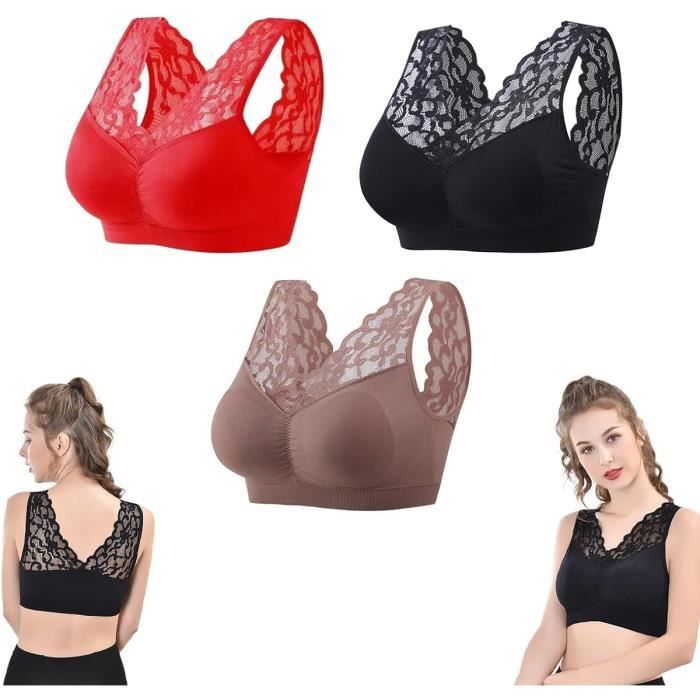 COMENOLE Soutien-gorge de sport pour femme - Maintien solide