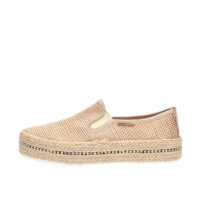 slip on beige femme