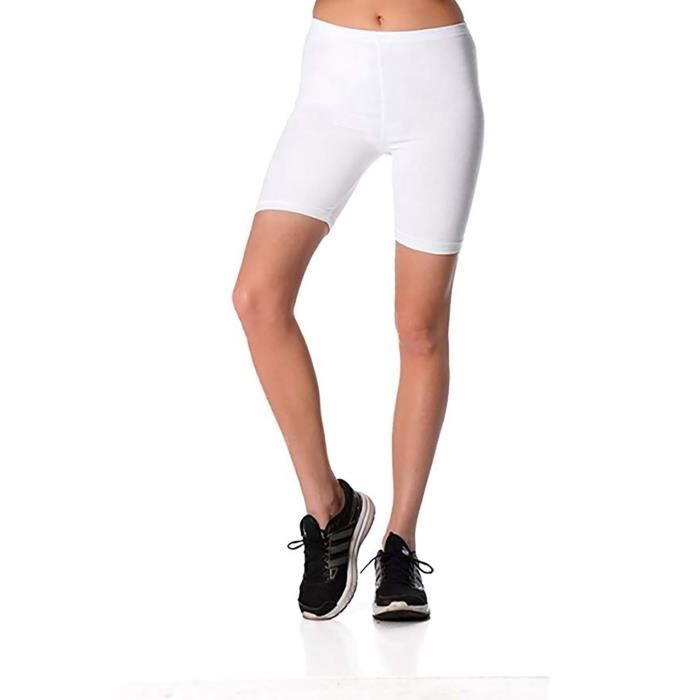 Lot 3 Shorts Cyclisme Fille - Coton Élastique, Sous-Robe, Confortables Et Discrets