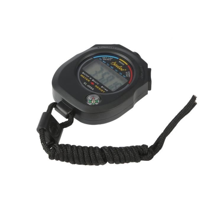 Football - Chronomètre Multifonctionnel Sport Digital Poche Montre Lcd
