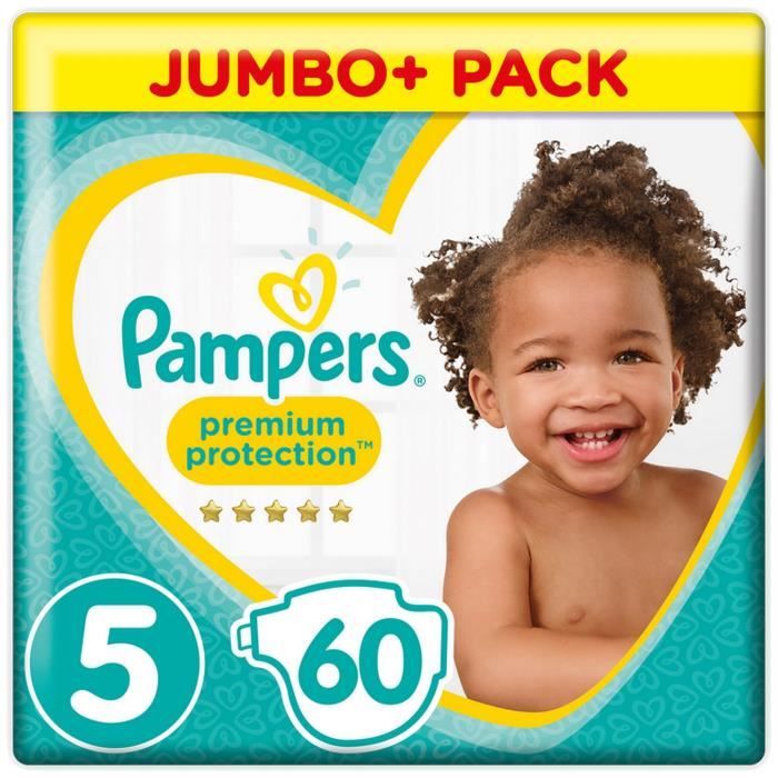 Pampers Premium Protection Couches Taille 5 11-16kg x102