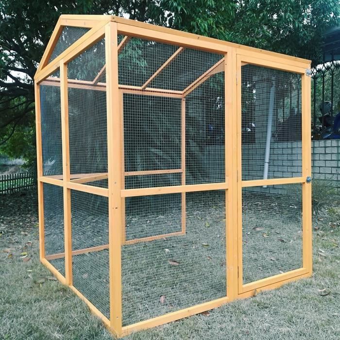 Comparer les prix de Poulailler - Vorwerk Et Gournay - 150x143cm - Marron - 18 Poules - Bois - Extérieur