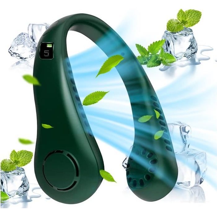 Ventilateur de Cou - PIMPIMSKY - USB Rechargeable - Silencieux - 5