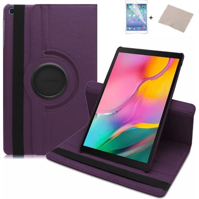 Étui Housse Rotative 360° Pour Samsung Galaxy Tab S5e - Protection Intégrale, Similicuir Noir, Neuf