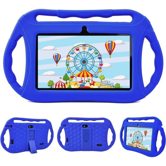 Tablette Enfants 7 Pouces Android 11 WiFi - 32Go Rose Avec Étui Protection Et Contrôle Parental