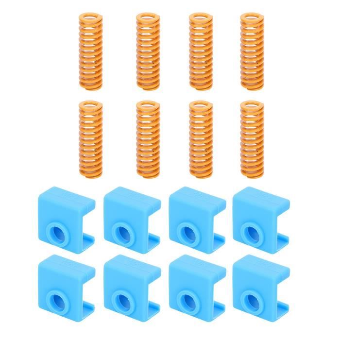 Lot De 5 Buses 0.4 Mm En Laiton + Chaussettes Silicone Haute Température – Compatibles Anycubic Kobra 2 – Accessoires Imprimante 3D