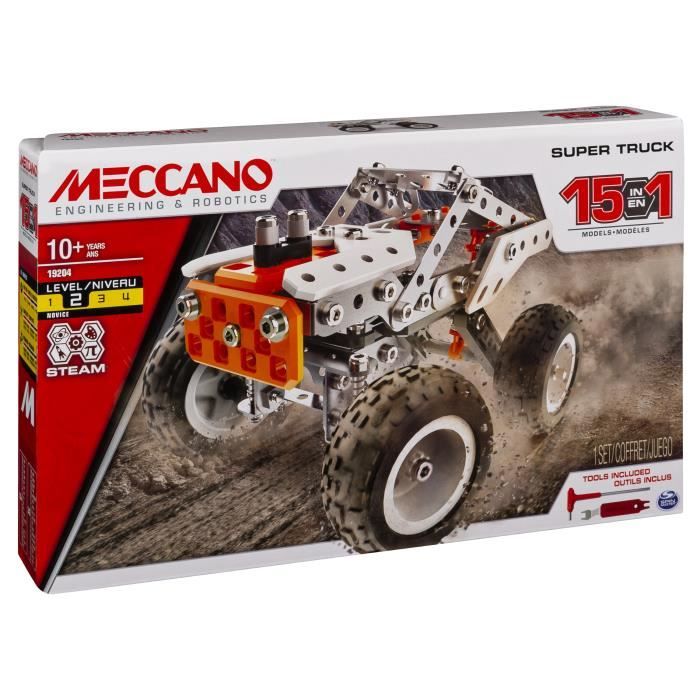 MECCANO Super Truck - 15 moddèles