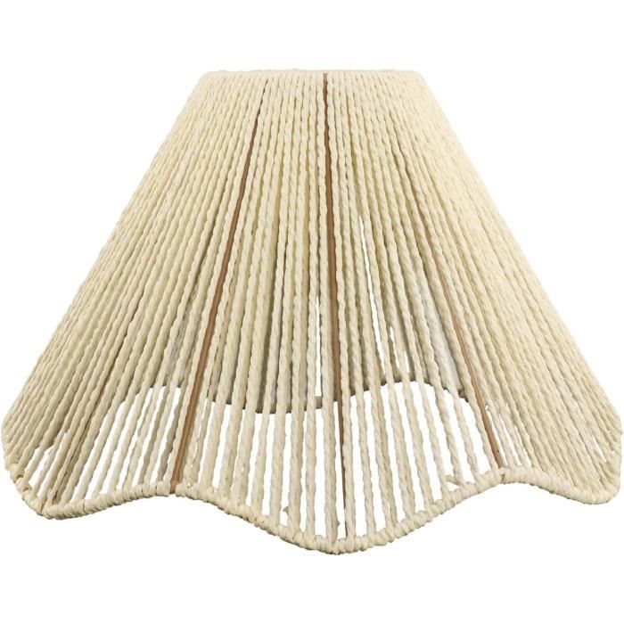 Suspension Ou Abat Jour En Corde De Palmier Forme Arrondie