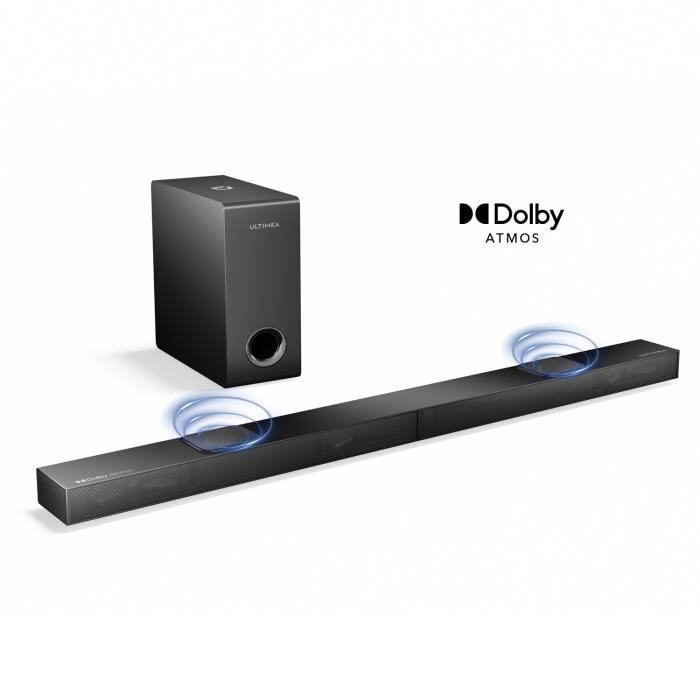 Ultimea Mini Barre de Son 60W, DSP intégré, 6 Modes d