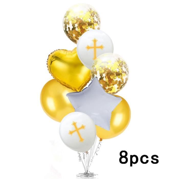 Ballon Rond Ma Première Communion Avec Colombe Et Calice De 45 Cm Par 0