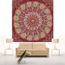 Couvre-lit Coton Mandala - Style Bohème Hippie - Housse Lit Chambre - Neuf