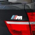 Logo Sigle Embleme BMW M Adhésif Métal 83mm*32mm-1