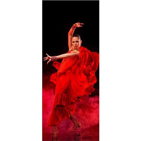 Stickers Porte Danseuse Flamenco Dimensions Porte 63x4cm Cdiscount Bricolage
