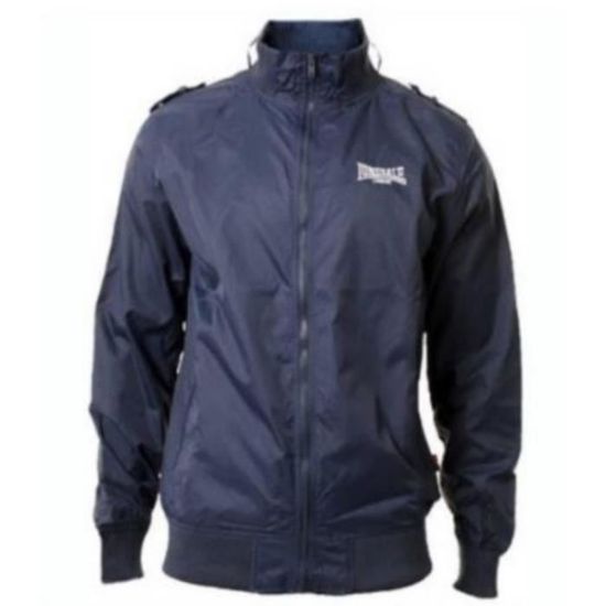 Blouson Collector Homme Lonsdale Marine Union Jack Style Sportswear Automne Hiver Bleu Cdiscount Pret a Porter