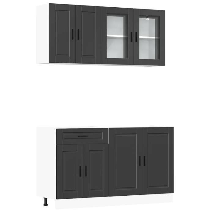 Armoire de cuisine Porto chêne marron bois d'ingénierie vidaXL | Leroy Merlin Armoire de cuisine Porto chêne marron bois d'ingénierie vidaXL | Leroy Merlin