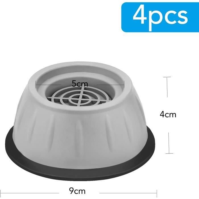 ShenMo 4pcs Patins Anti Vibration, FABRIQUÉ en Allemagne, Patin Anti  Vibration Lave Linge – amortisseurs AntiVibration – Accessoire pour Bosch