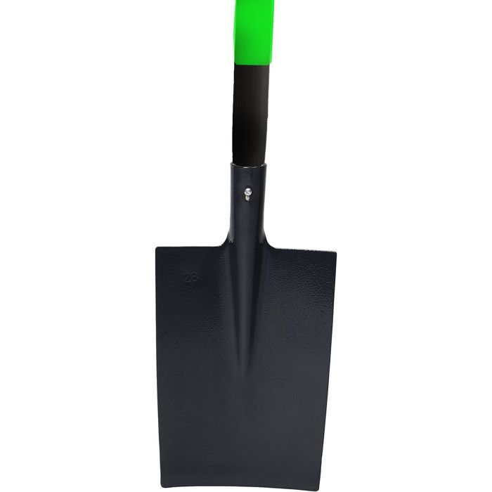 Bêche Professionnelle Ribiland 20x28 Cm - Manche Fibre En T 90 Cm PROJ90VF28 - Idéal Pour Jardin Et Travaux
