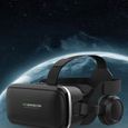TD® Version casque de téléphone mobile casque de réalité virtuelle 3D miroir panoramique lunettes VR -noir-2