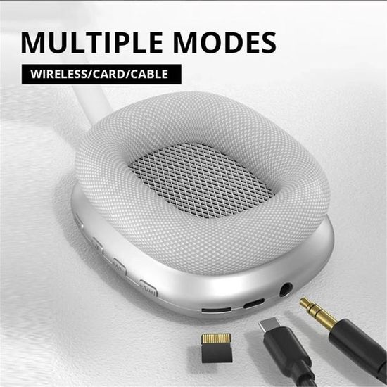 Casque Bluetooth P9 Pro Avec Réduction De Bruit - Supra-Auricularie Réglable - 42h Autonomie - Micro Intégré - Compatible IPhone, Android