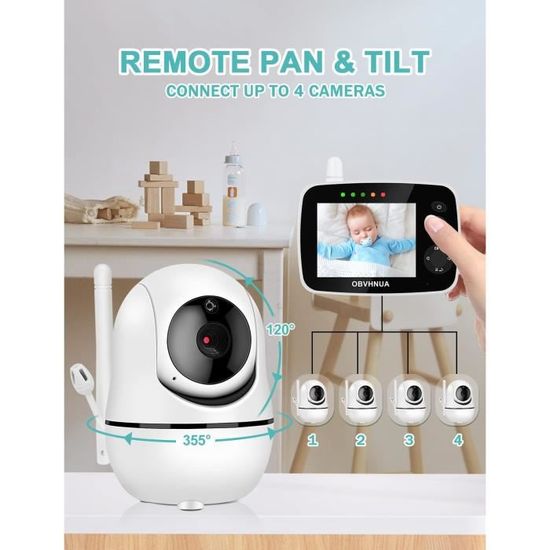 Universal - Accessoires de moniteur pour bébés, écran LCD, support de  caméra de surveillance pour bébés. - Babyphone connecté - Rue du Commerce