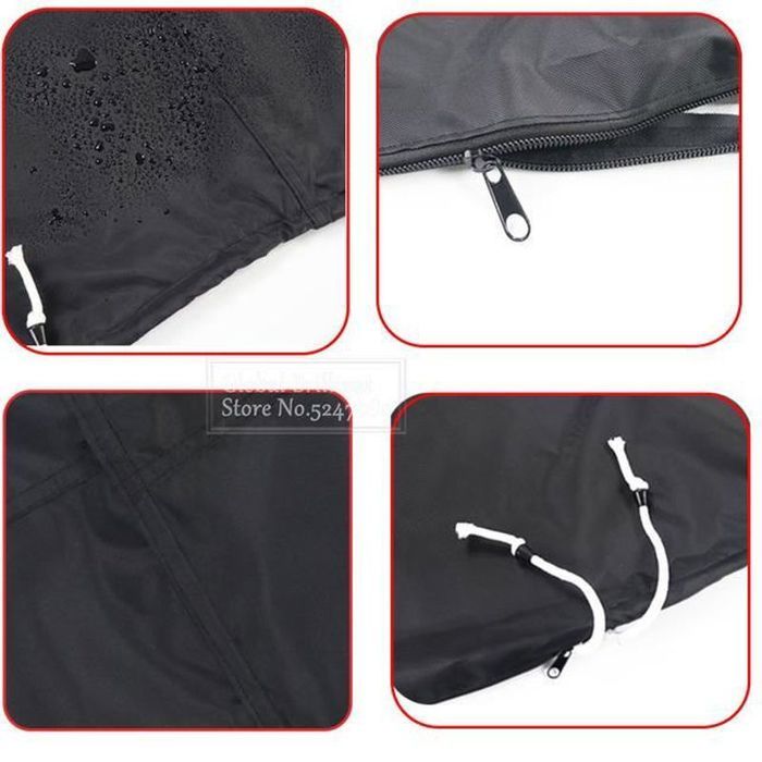 Housse de neige noire/béige pour souffleur, imperméable 600D Oxford Housse de neige noire/béige pour souffleur, imperméable 600D Oxford