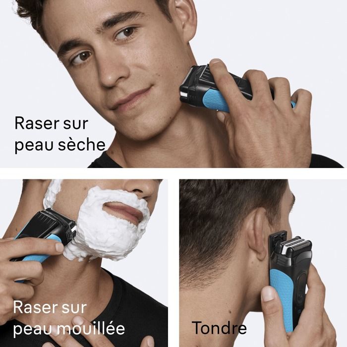 Rasoir électrique Braun 345s-4 Pour Homme - Sans Fil, Occasion