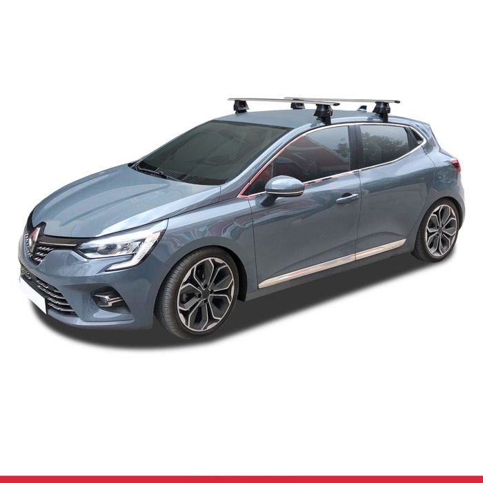 Mossa Barres De Toit En Acier Pour Renault Clio MK II Hayon (1998-2005) - Toit Normal